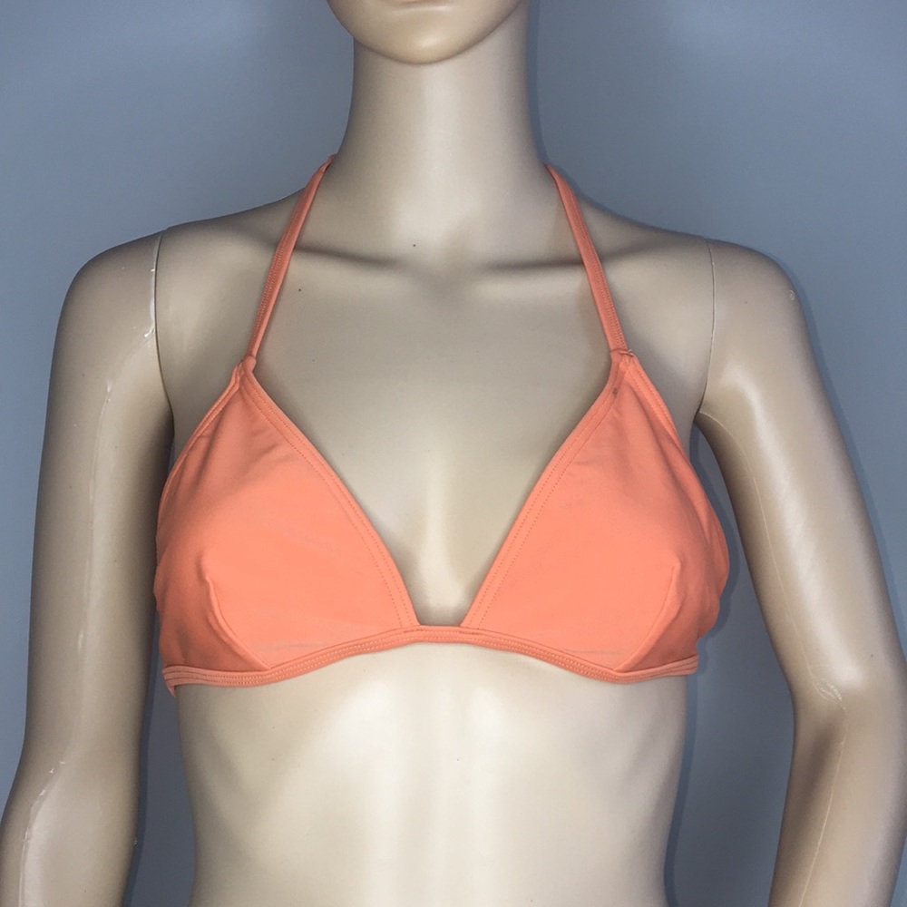 ⭐️ 4/$25 Orange Triangle Too String Bikini Size 10